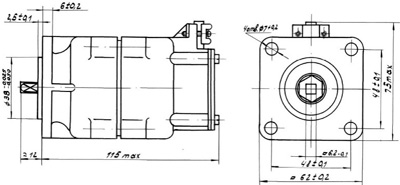 Рис.1. Чертеж датчика Д-5