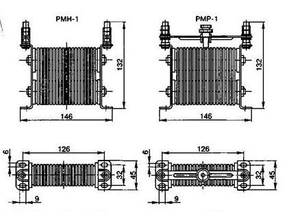 Схема резисторов РМР-1,1