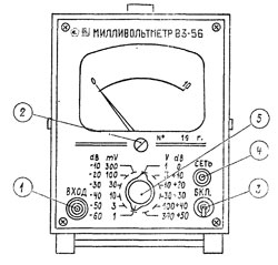 Внешний вид милливольтметра В3-56